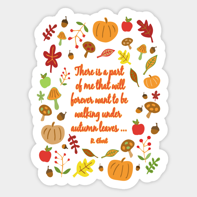 Autumn Leaves Sticker by RockettGraph1cs